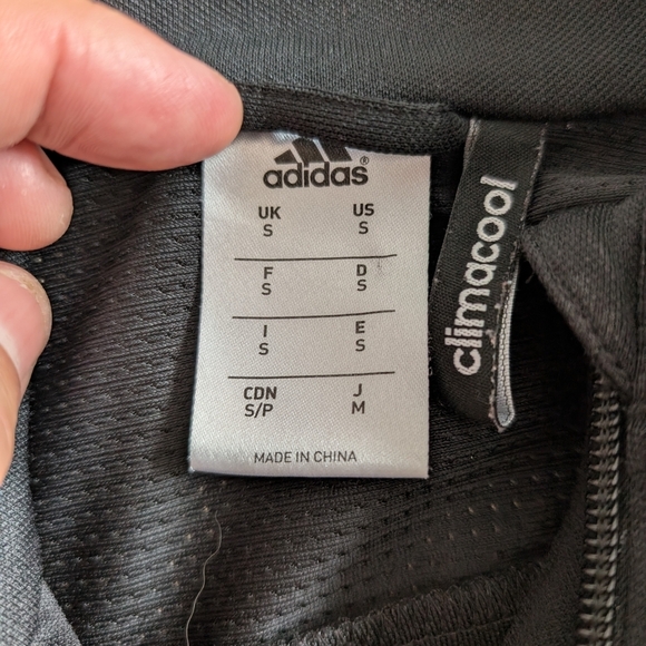 Adidas Black and White Performance Jacket with Athletic Cut - Picture 5 of 15